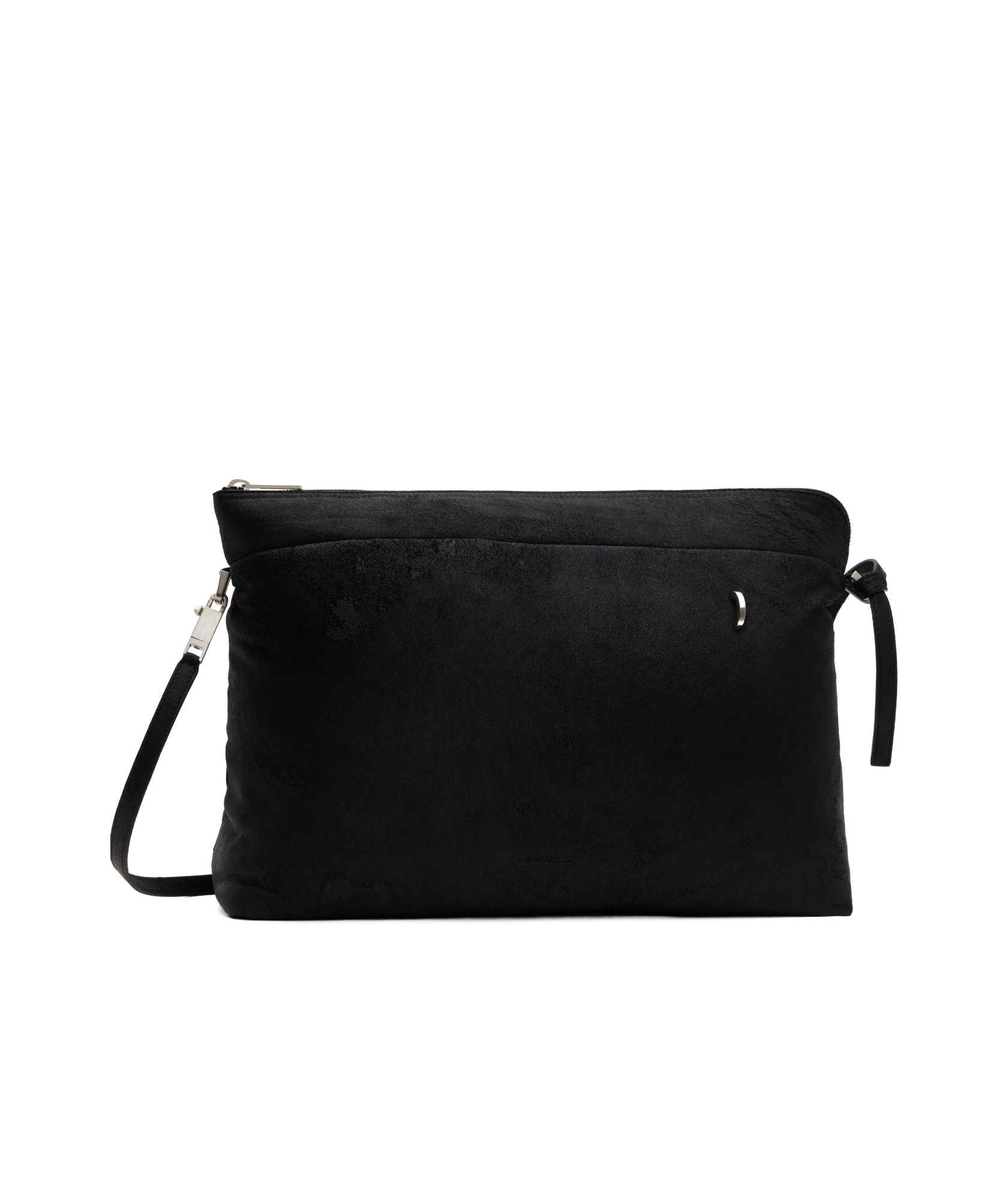 Rick Owens Zippered Crossbody Bag In Black
