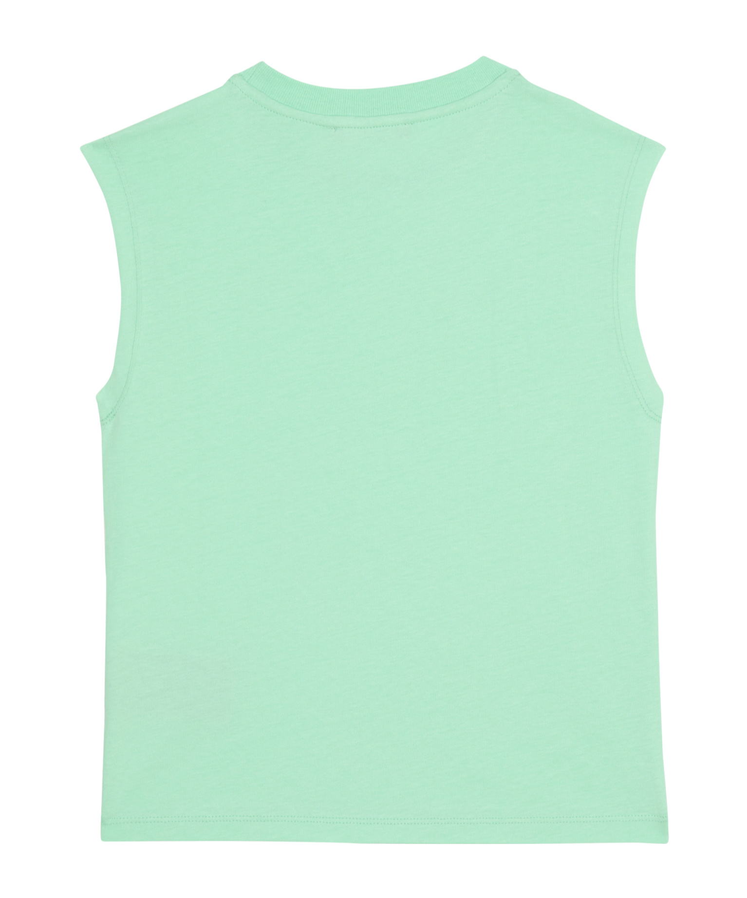 Balmain Logo-print Cotton Tank Top In Green