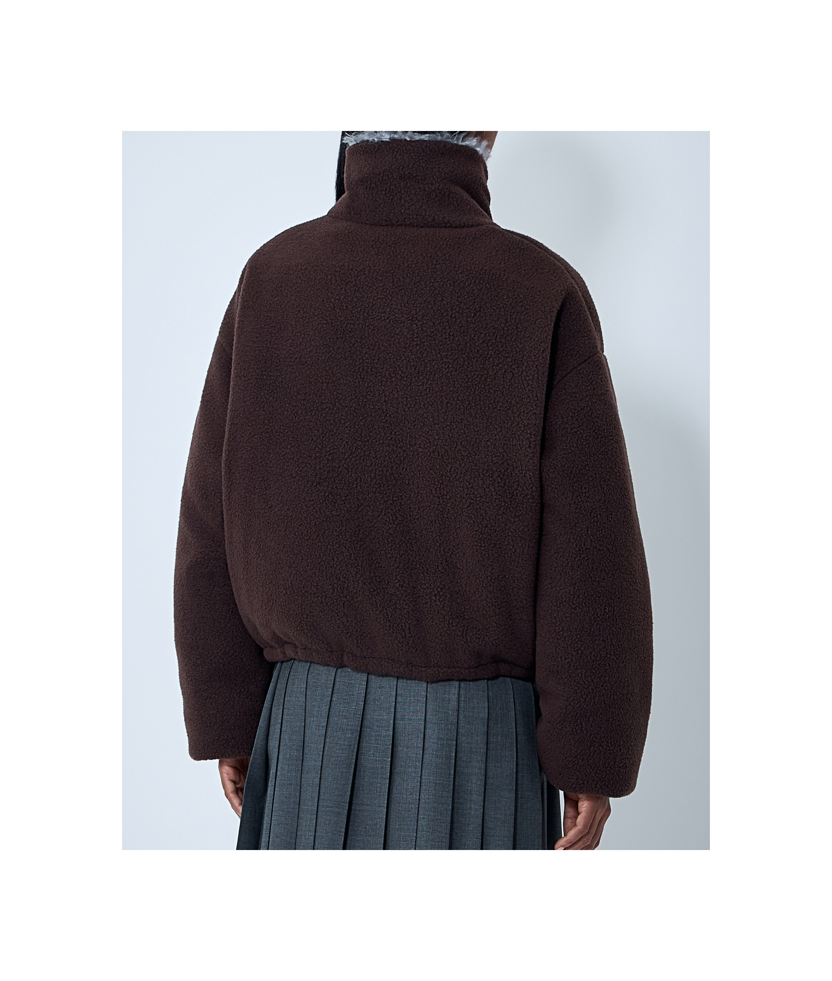 Miu Miu Women Zip-up Fleece Jacket In Black