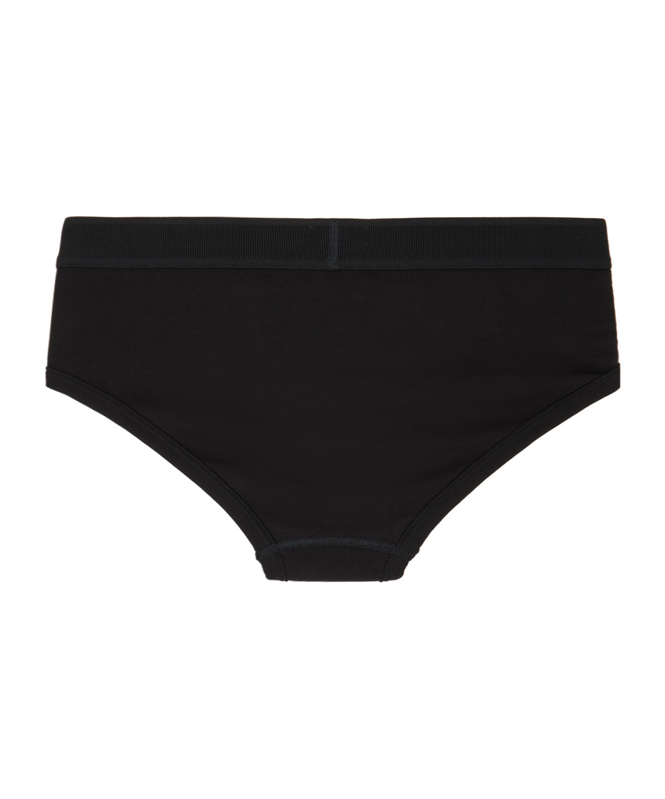 Tom Ford Logo-print Slim-fit Stretch-cotton Briefs In Black