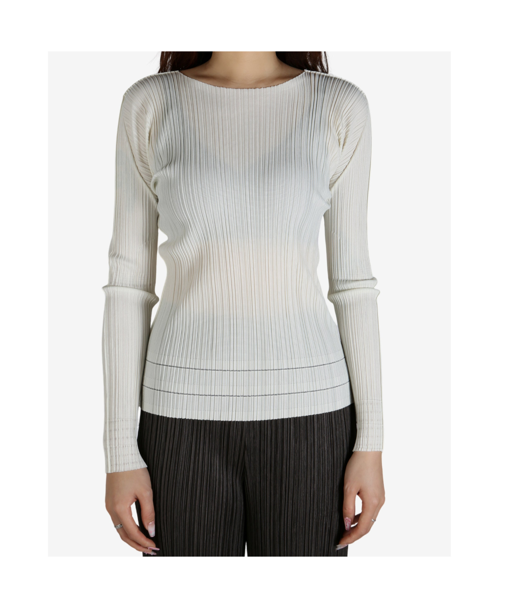 Issey Miyake Soft Pleats In Cream