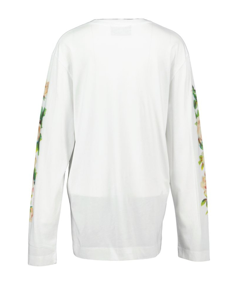 Simone Rocha Rose Banquet T Shirt In White