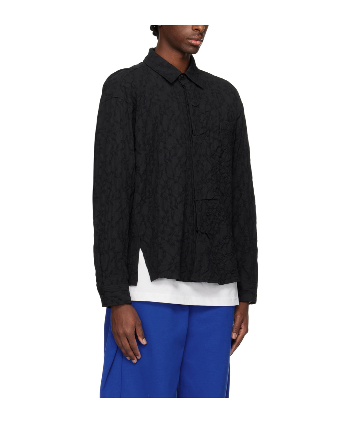 Ader Error Long Sleeve Shirt In Black