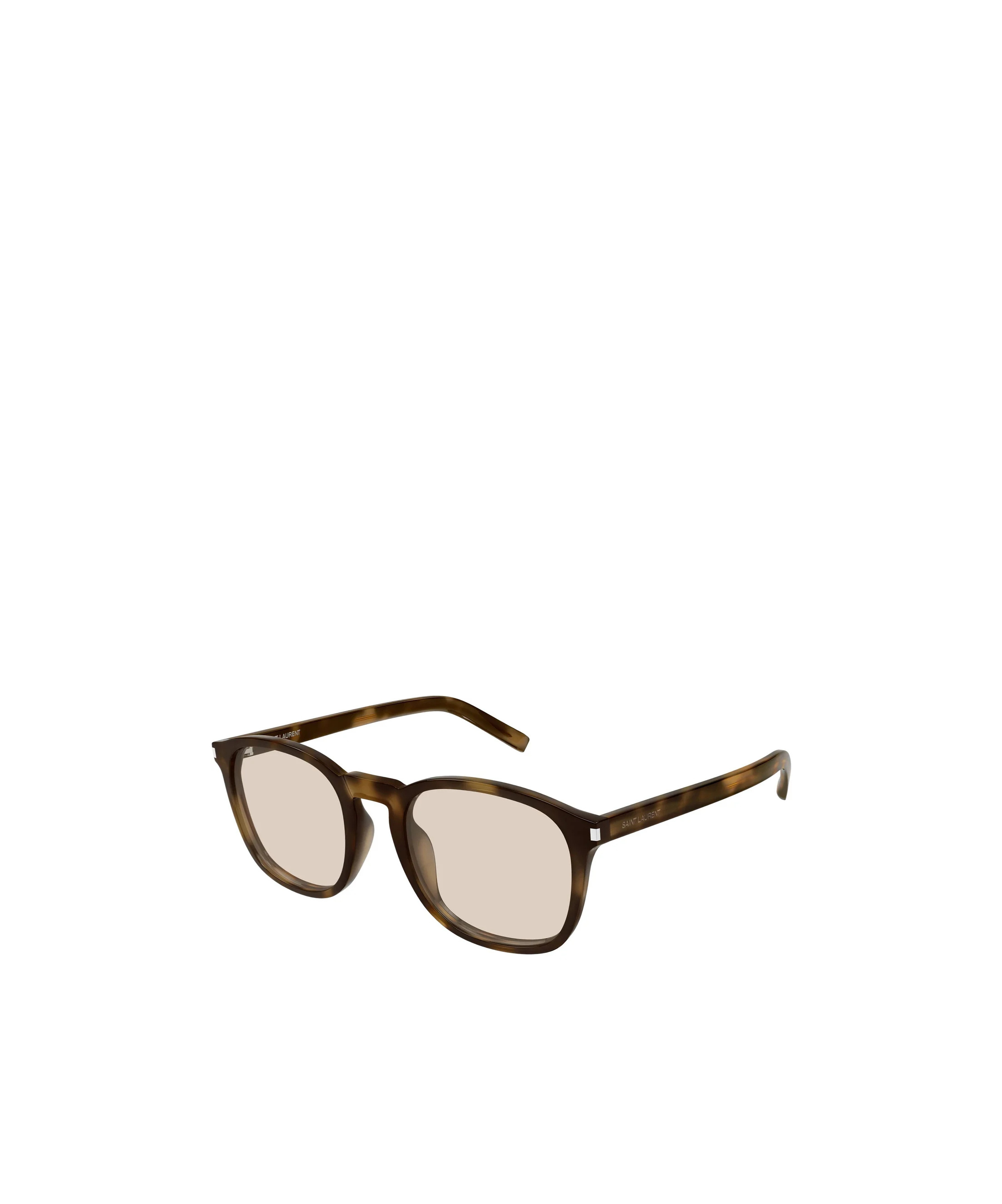 Saint Laurent Sl 818 Tortoiseshell Sunglasses In Burgundy