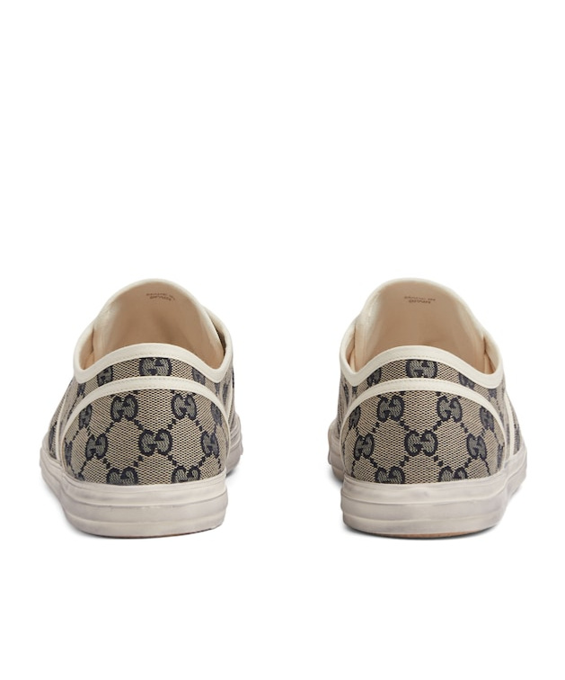 Gucci Gg-print Low-top Sneakers In Nude