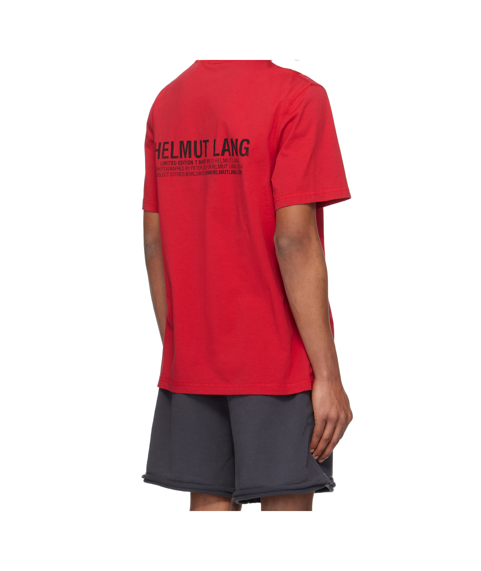 Helmut Lang Short-sleeved T-shirt In Red