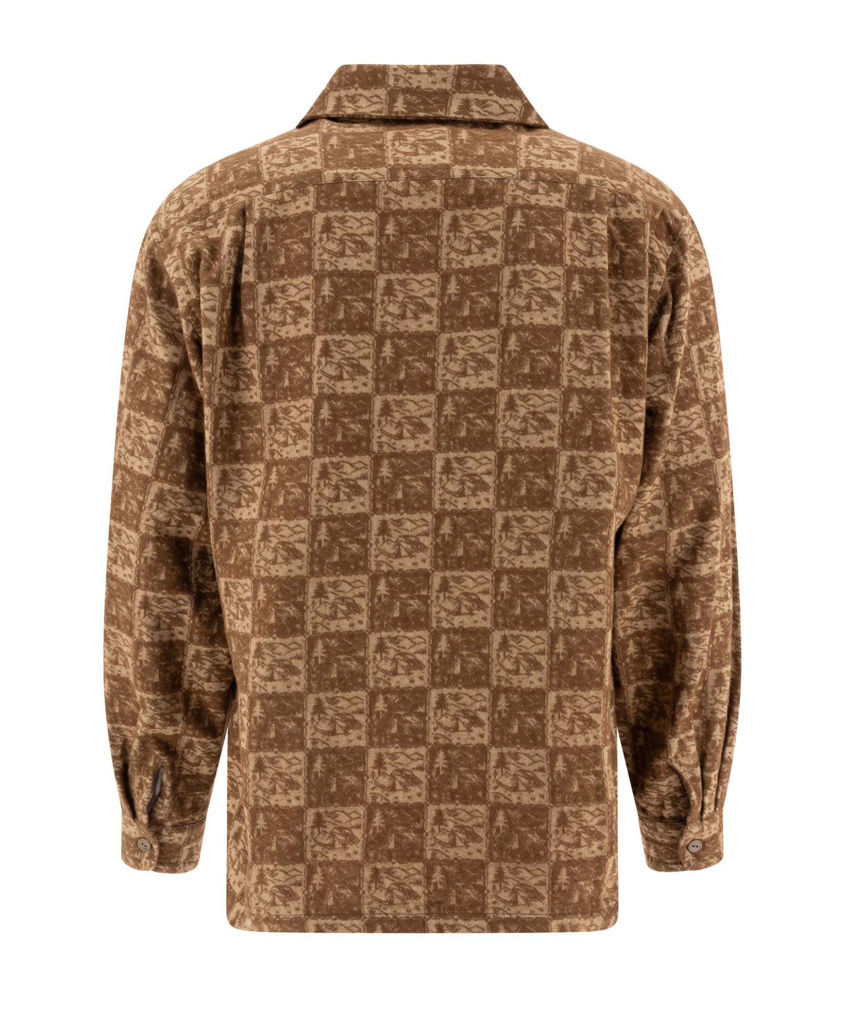 Kapital Checkerboard-pattern Jacket In Brown