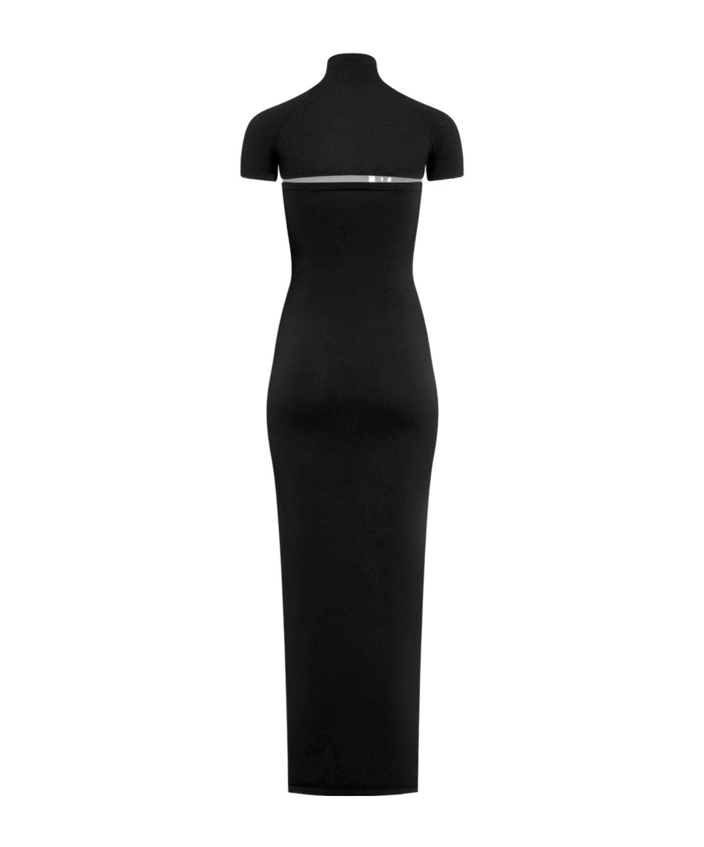 Alaïa Second-skin Knit Cut-out Dress In Black