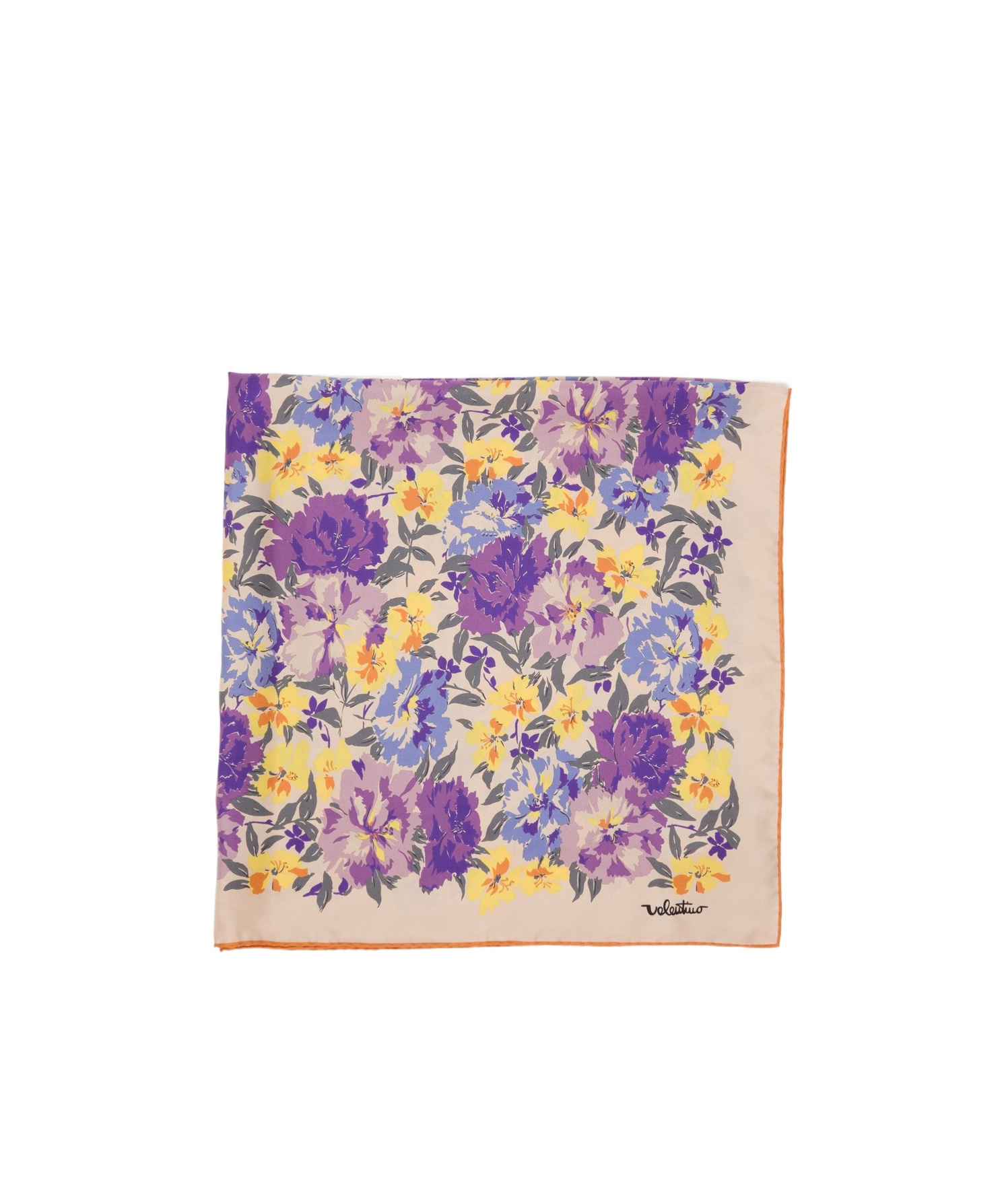 Valentino Pattern Scarf In Multi