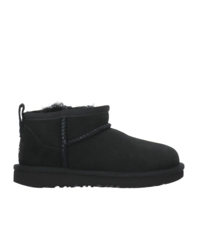 Shop Ugg Classic Ultra Mini Suede Boots In Black