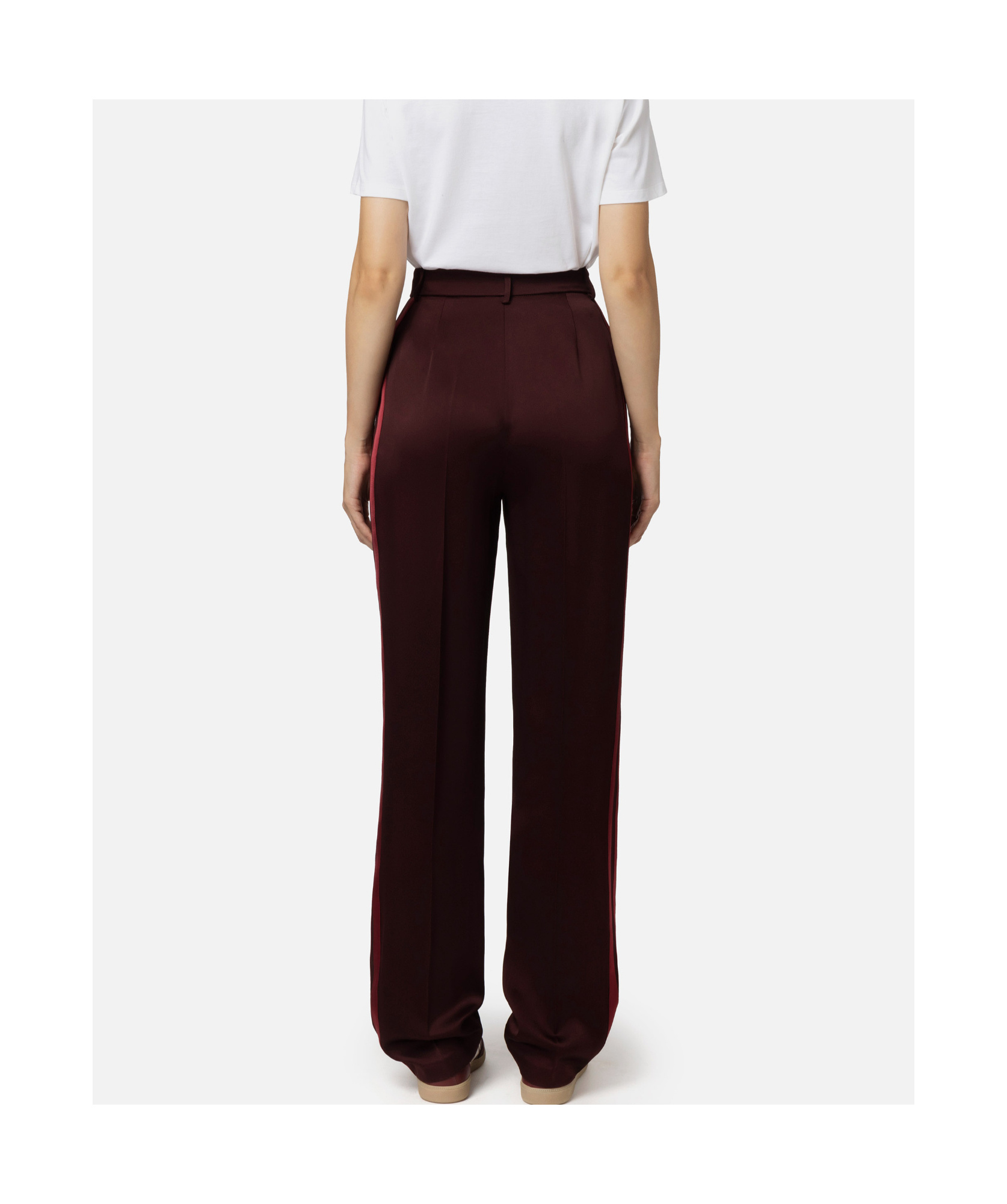 Elisabetta Franchi Straight Casual Pants In Black