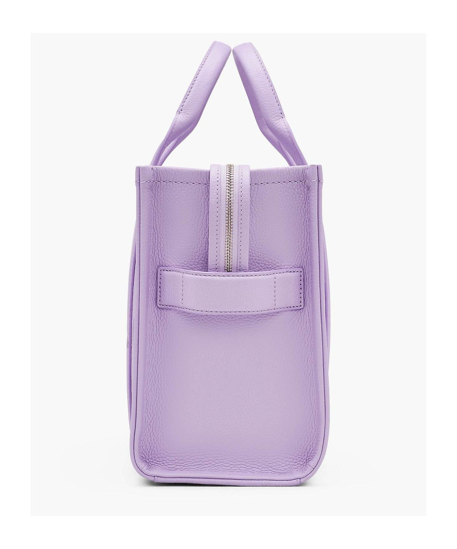 Marc Jacobs The Leather Medium Tote Bag In Purple