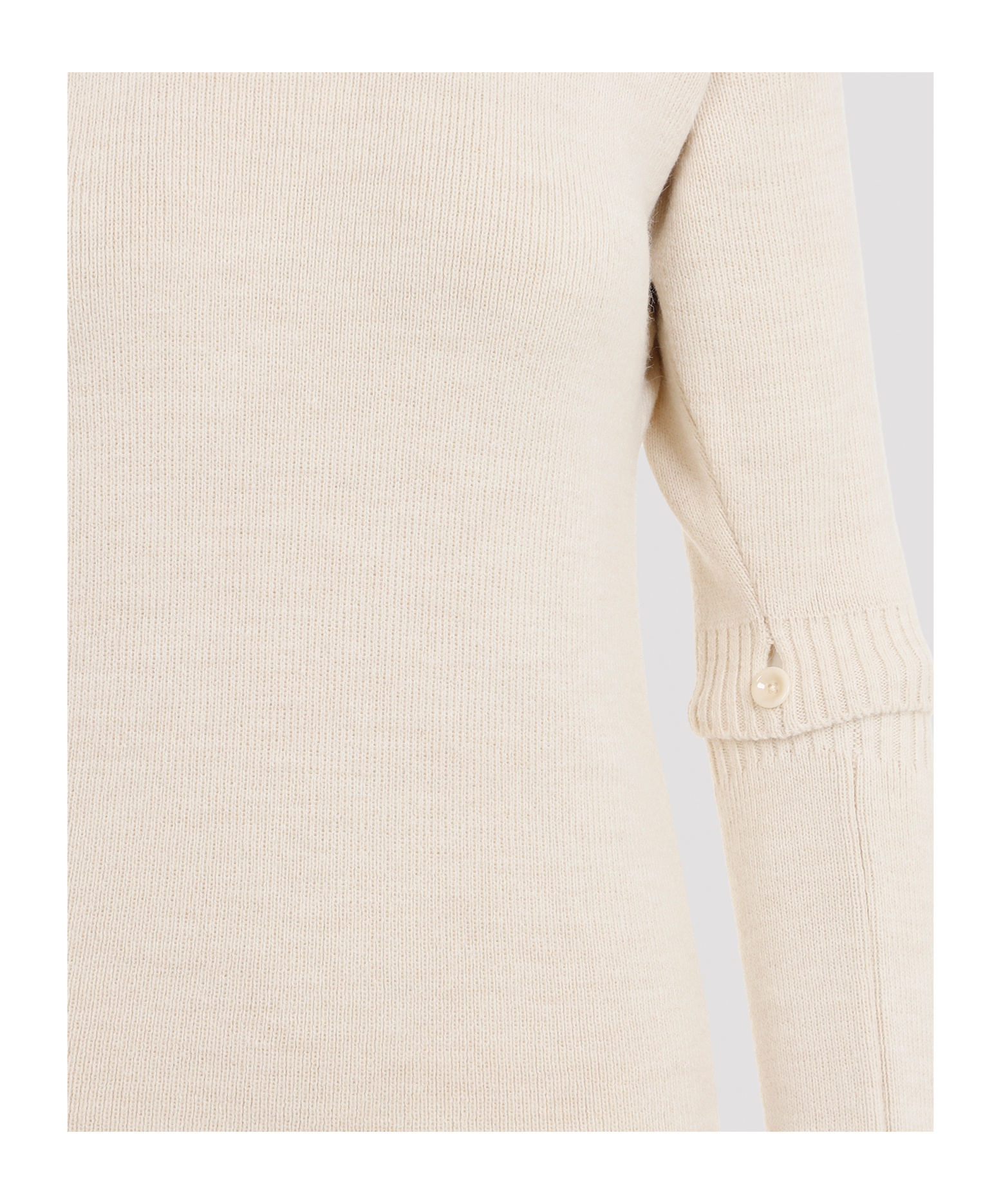 Lemaire Knitted Dress With Removable Sleeves In White