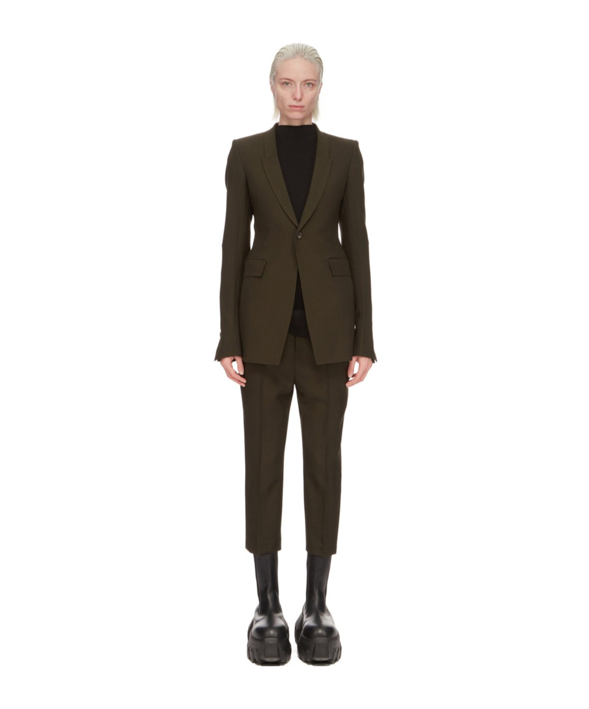 Rick Owens Drkshdw Long-sleeved Sweater In Black