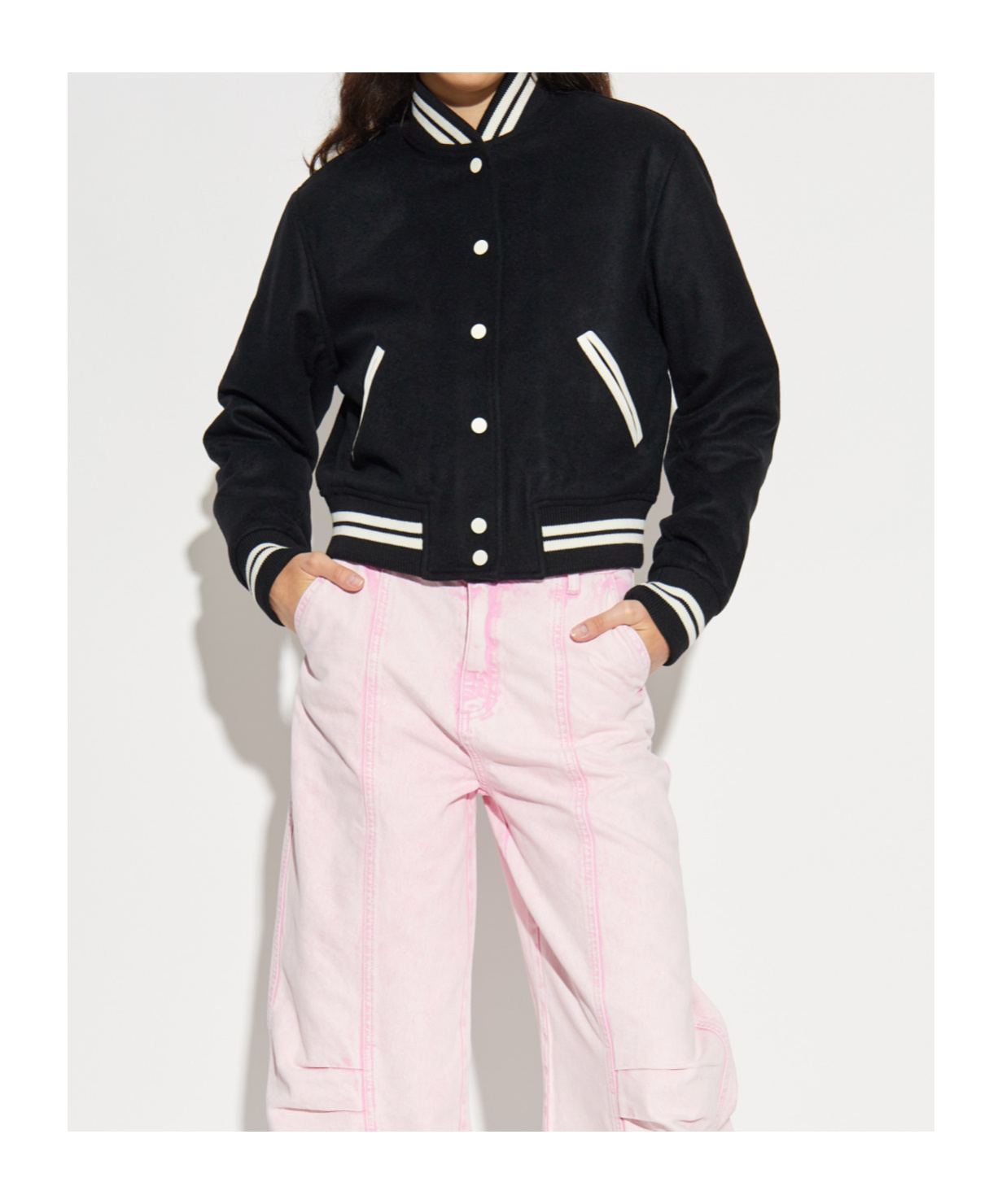 OFFICINE GENERALE TWO-TONE BOMBER JACKET