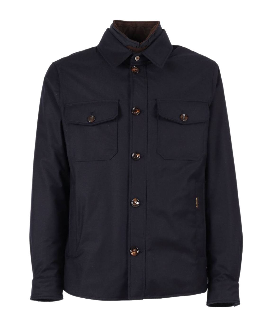 Moorer Tailored Black Wool And Cashmere Duino-ll Jacket In Black