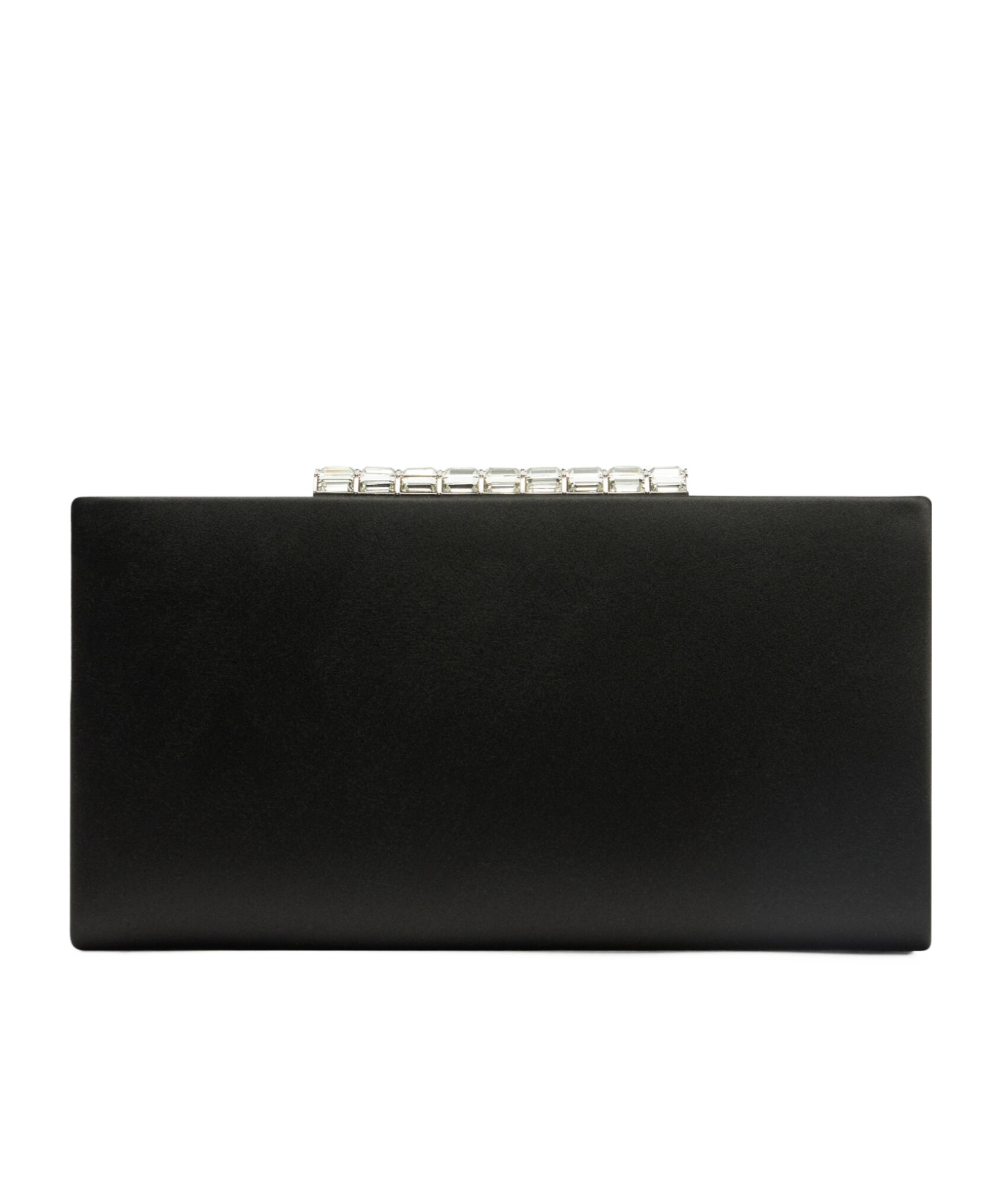Stuart Weitzman Crystal Clutch In Black