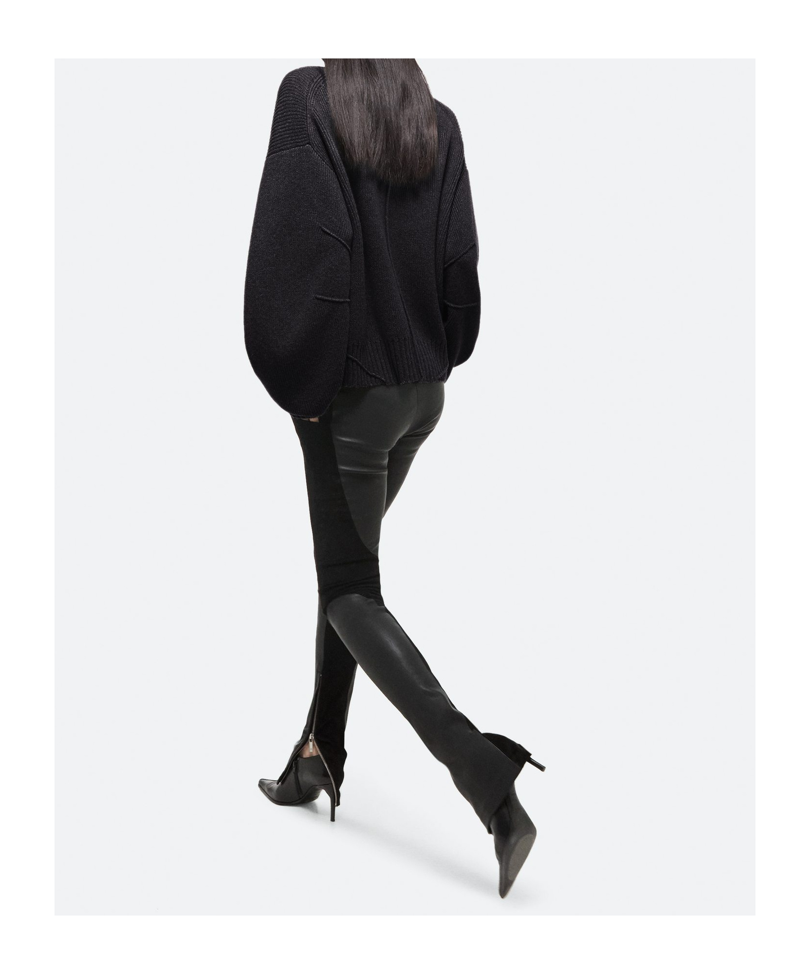 Helmut Lang Apex Wool Sweater In Black