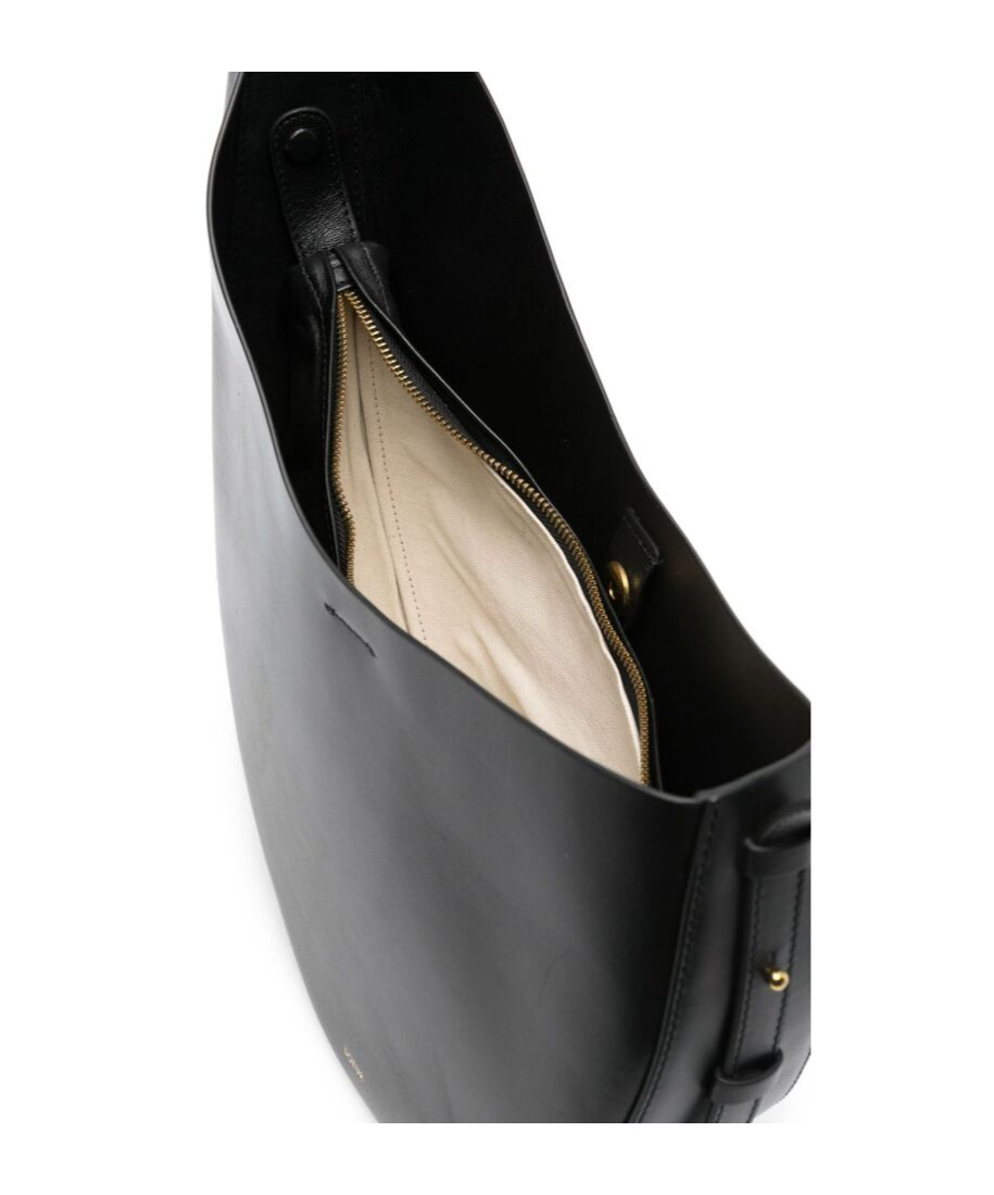 Soeur Asymmetrical Shoulder Bag In Black