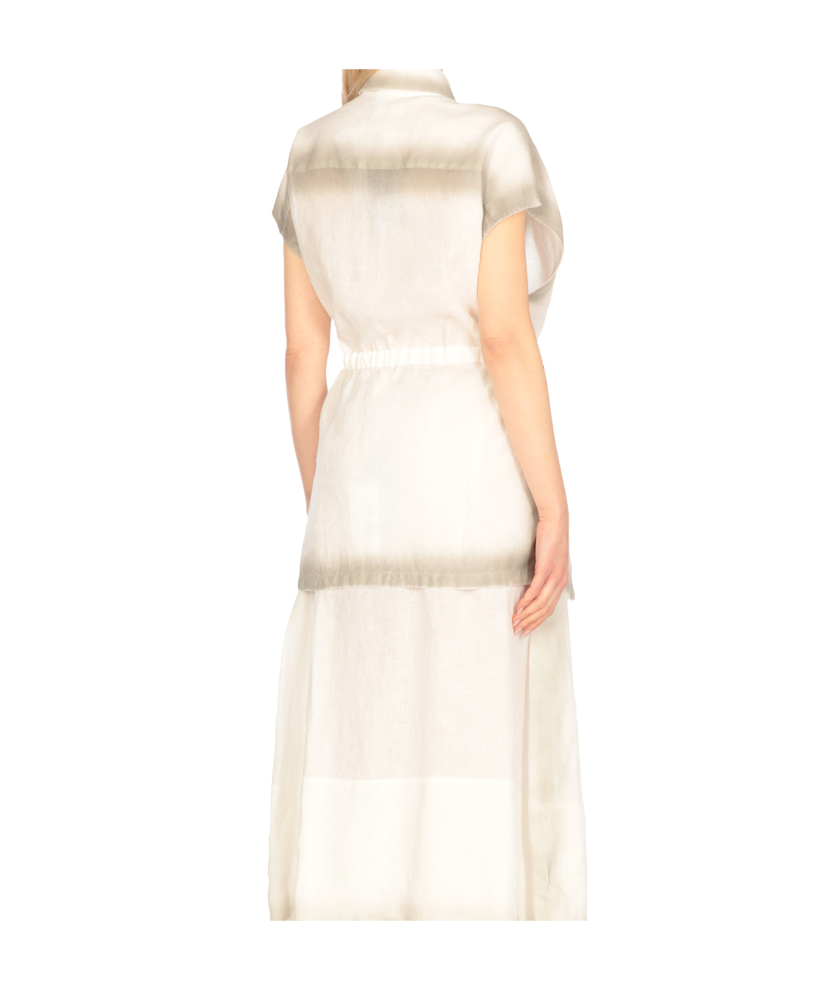 FABIANA FILIPPI DRAWSTRING WAIST BLOUSE