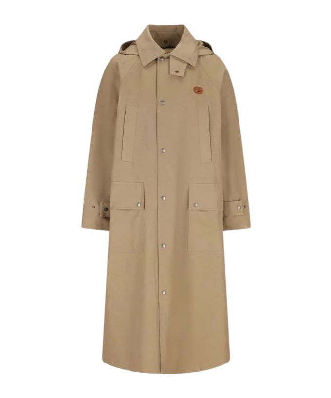 Valentino Long-sleeved Coat In Brown