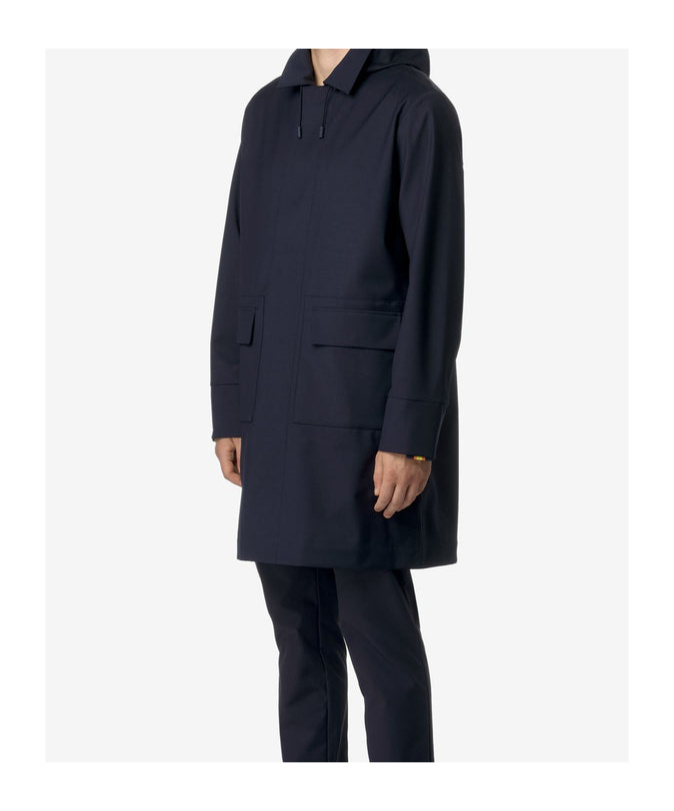 K-way Erhal Tech Wool Blend In Black