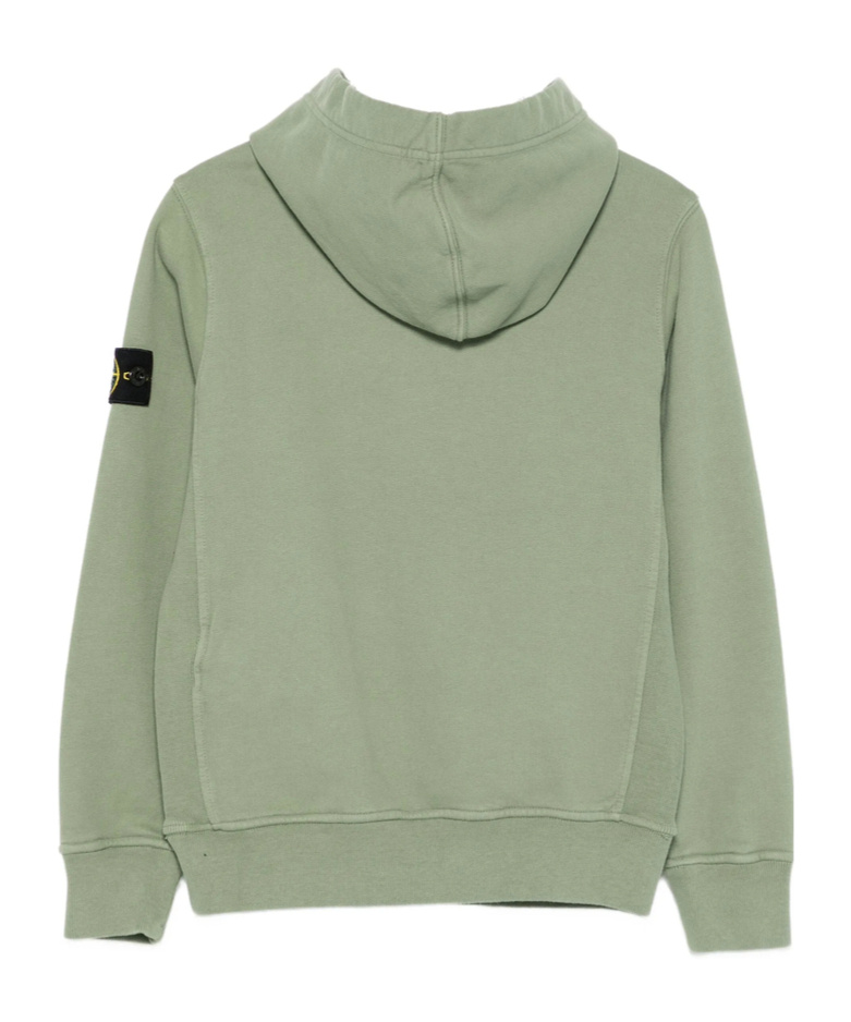 Stone Island Long-sleeved Sweatshirt In Green