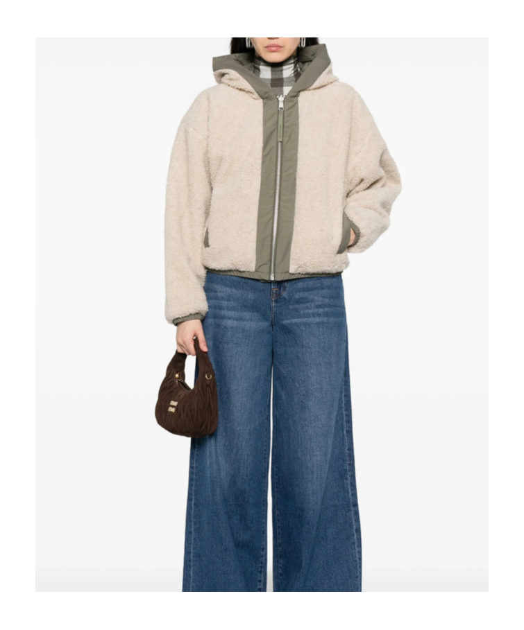 Canada Goose Alberni Hooded Reversible Jacket In Neutral