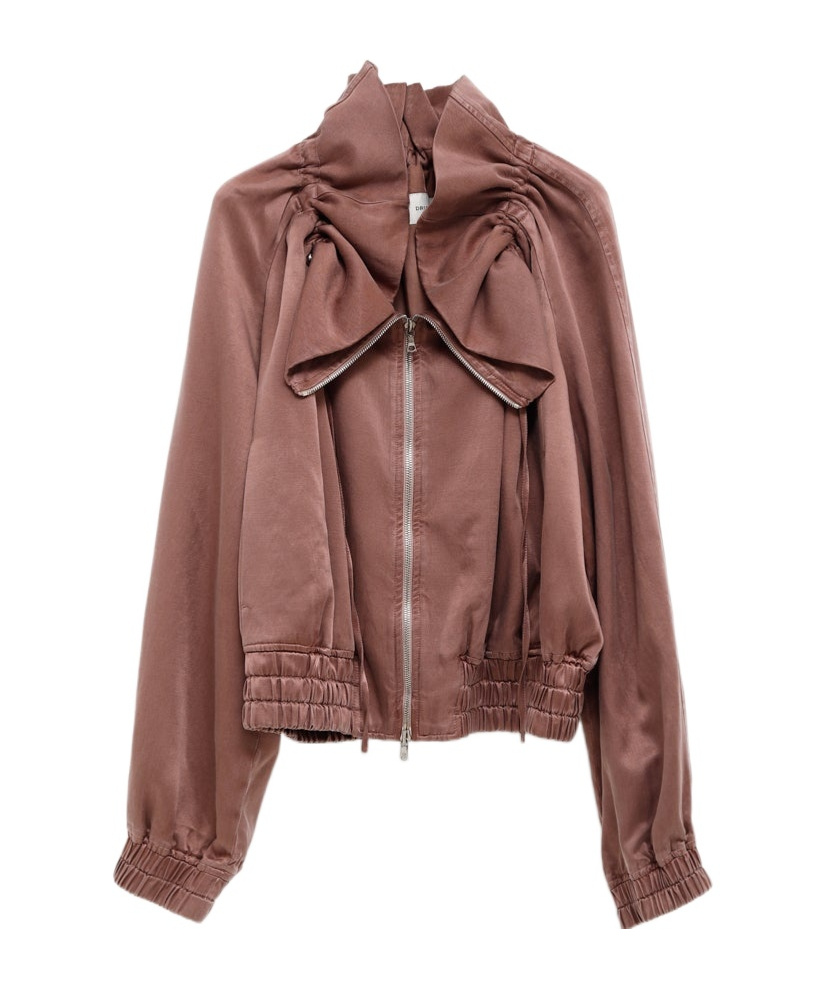 Shop Dries Van Noten Long Sleeve Casual Jacket In Brown