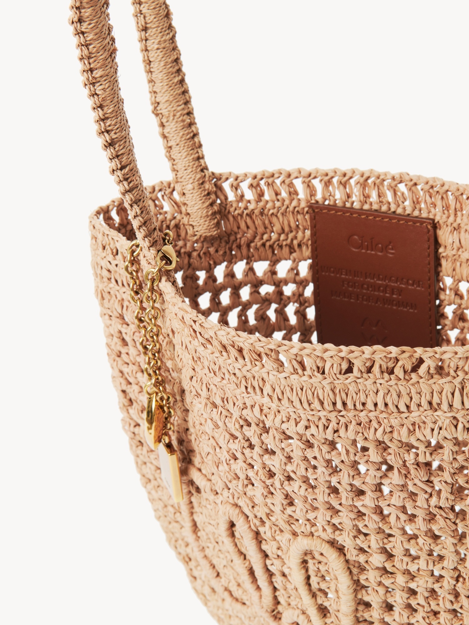 Chloé Small Raffia Tote