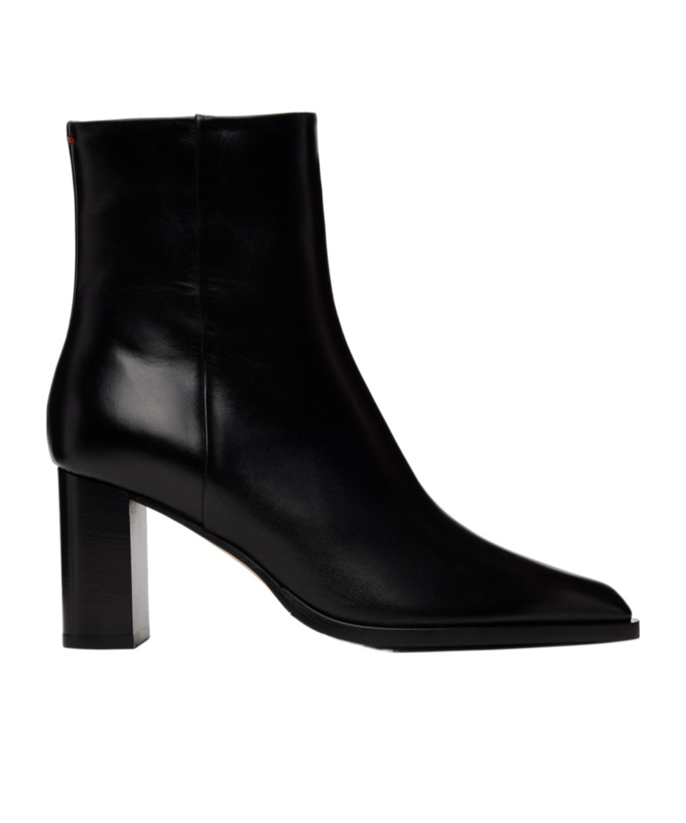 AEYDE POINTED SHORT BOOTS