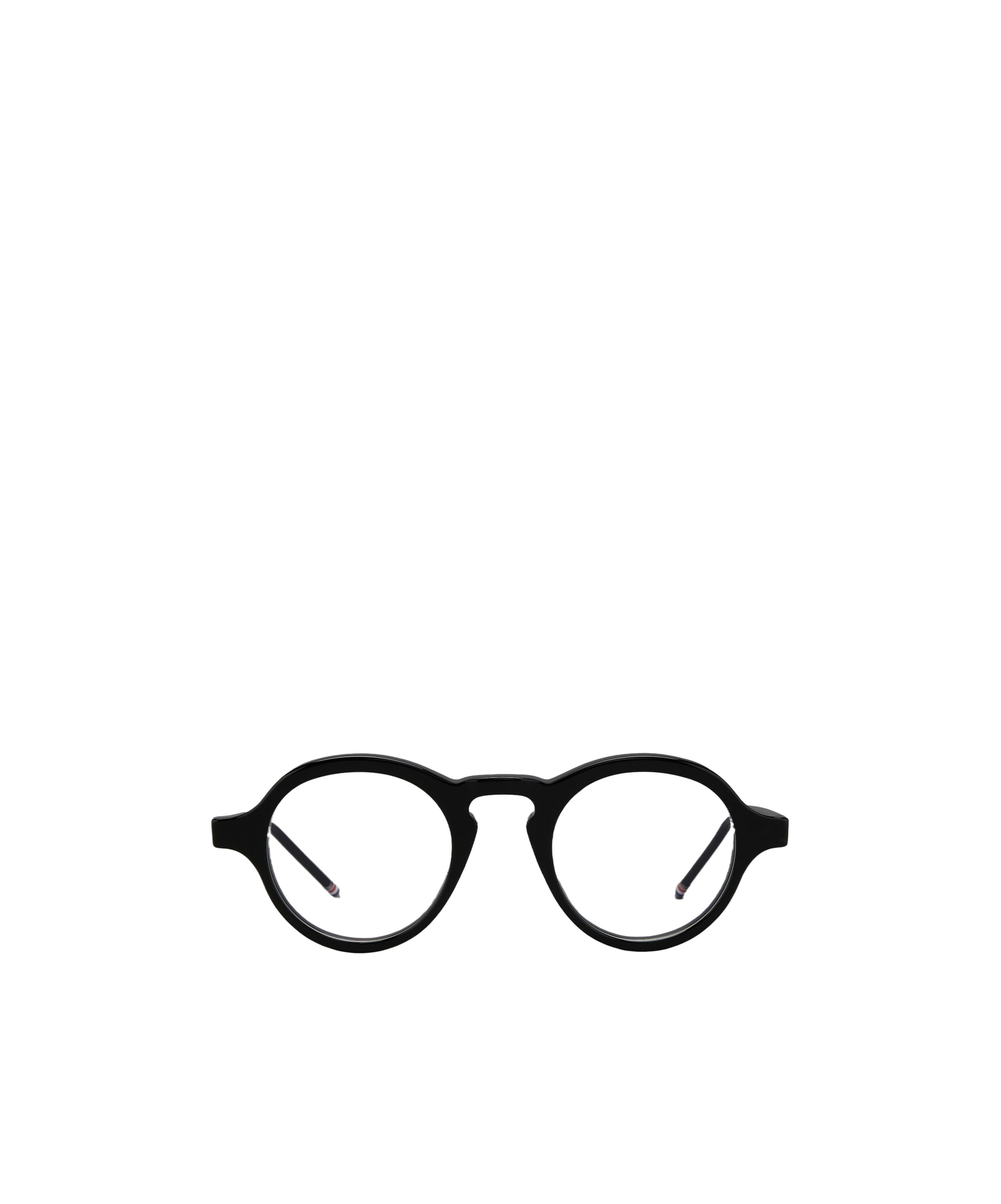 Thom Browne Round-frame Glasses In Black