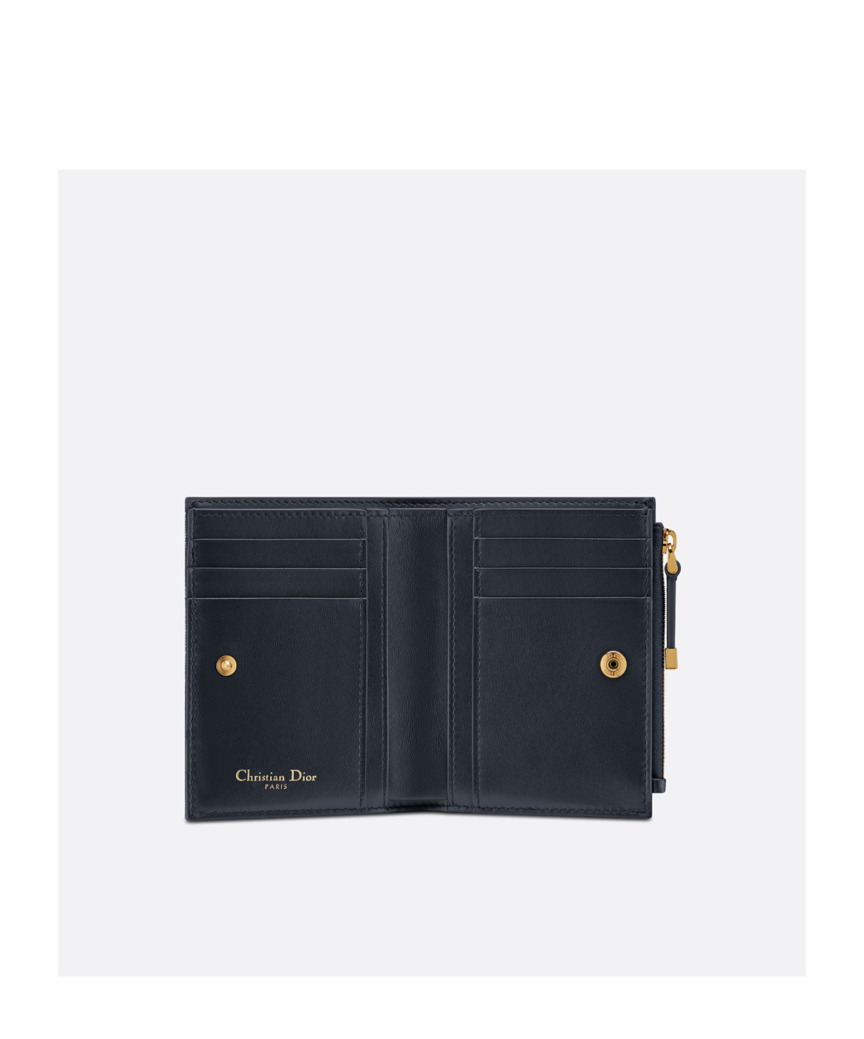 Dior Dahlia 30 Montaigne Wallet In Blue