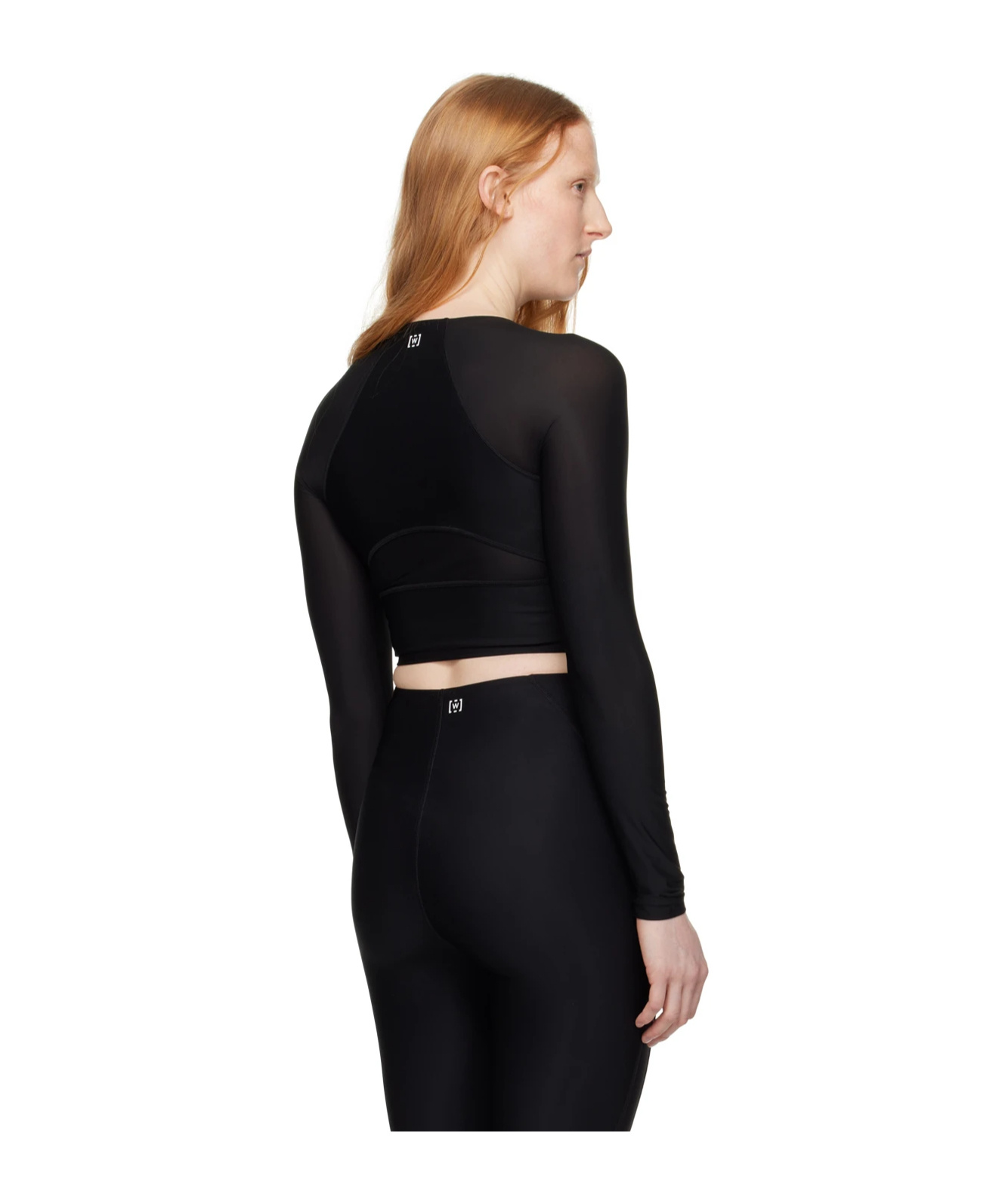 Wolford Active Flow Long-sleeved Blouse In Black