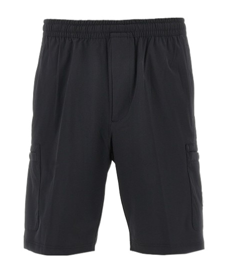 Ea7 Cargo Bermuda Shorts In Black