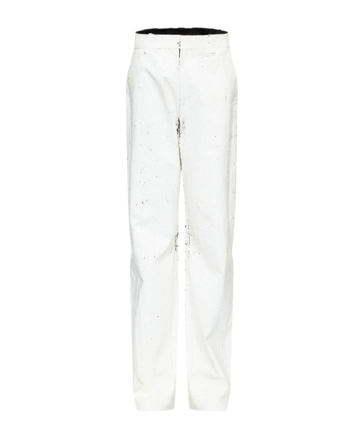 Mm6 Maison Margiela Belt Loop Track Pants In White