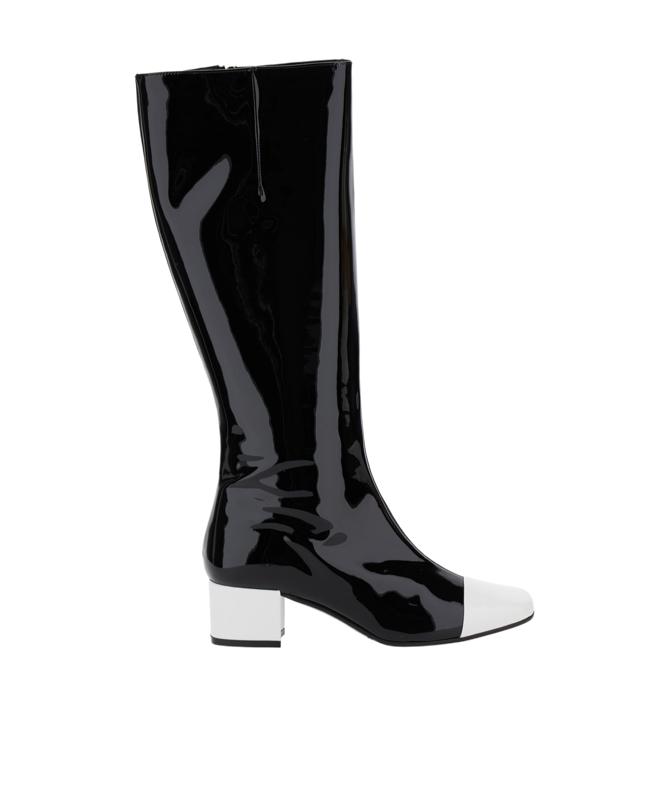 Carel Paris Side Zipper Boots In Black