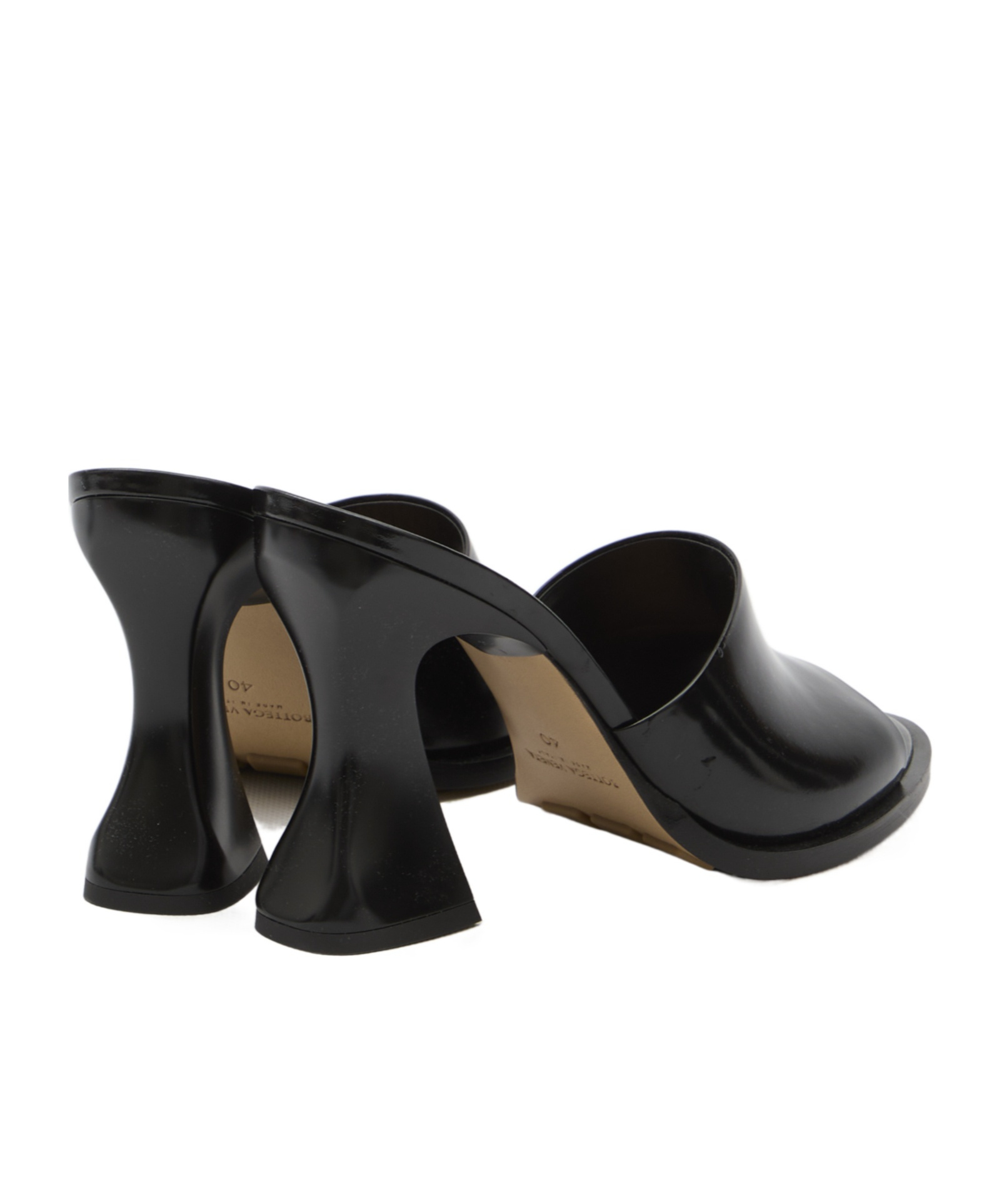 Shop Bottega Veneta Cha-cha Mule In Black