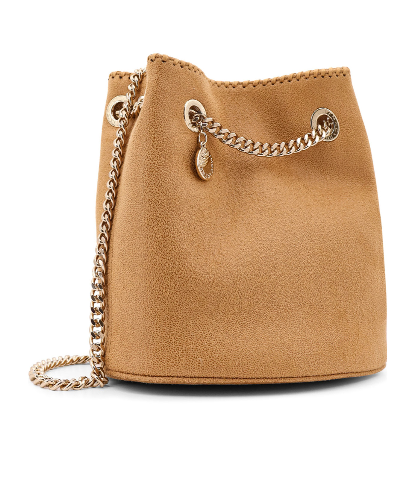 Stella Mccartney Chain Strap Shoulder Bag In Brown
