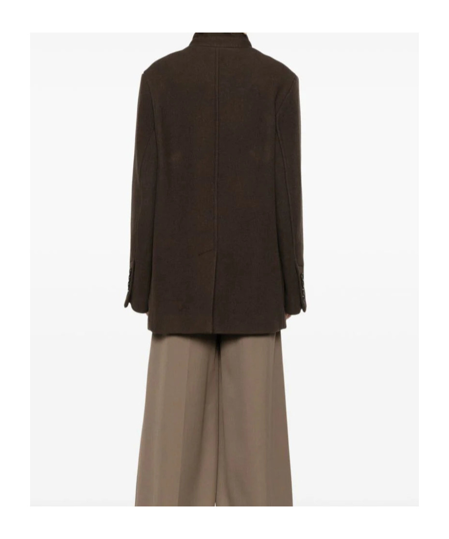 Ami Alexandre Mattiussi Ami Single-breasted Oversized Coat In Black