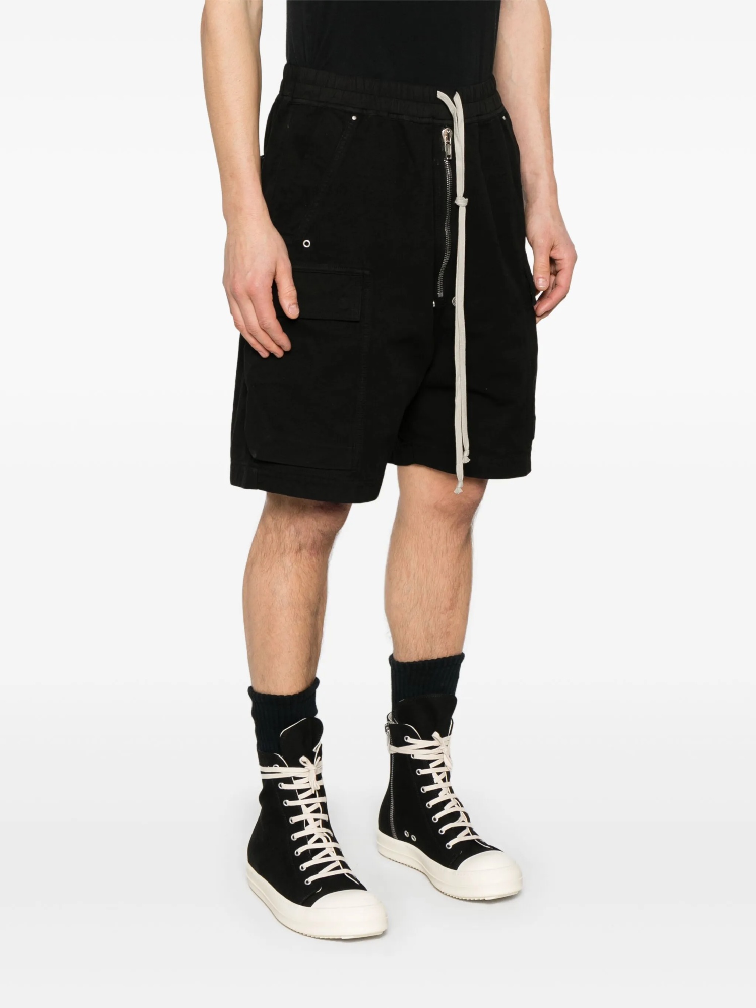 Rick Owens Drkshdw Cargobela Shorts In Black