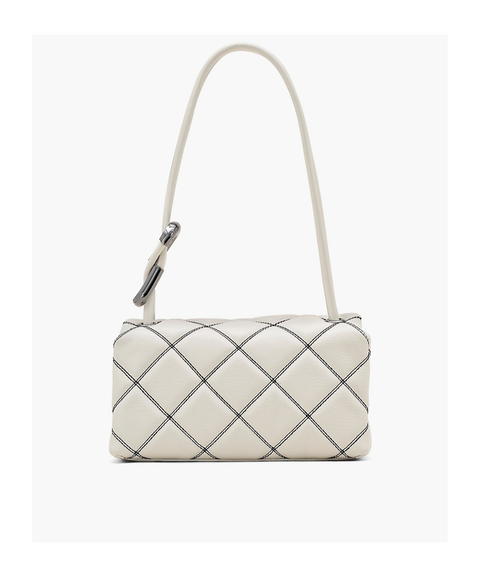 Marc Jacobs White And Black The Mini Dual Shoulder Bag