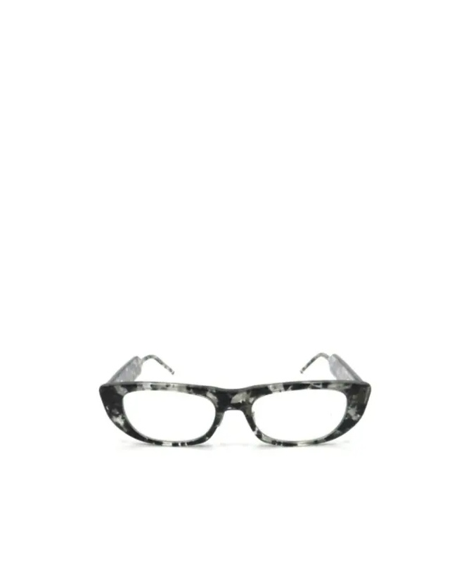 Thom Browne Logo Flat Mirror In Black