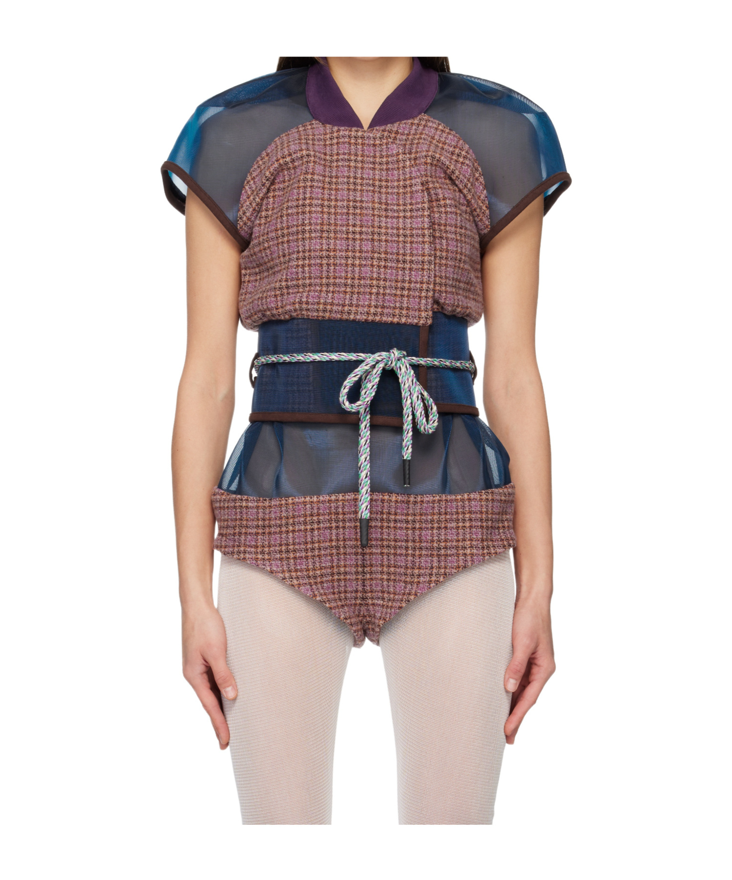 Kiko Kostadinov Multicolor Eartha Fitted Jacket In Multi