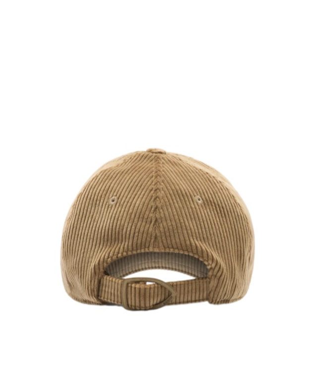 Burberry Knight Stamp Corduroy Baseball Cap In Brown