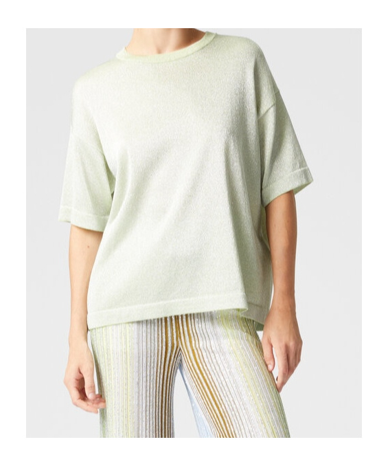 Missoni Sequined Short-sleeved Sweater In White