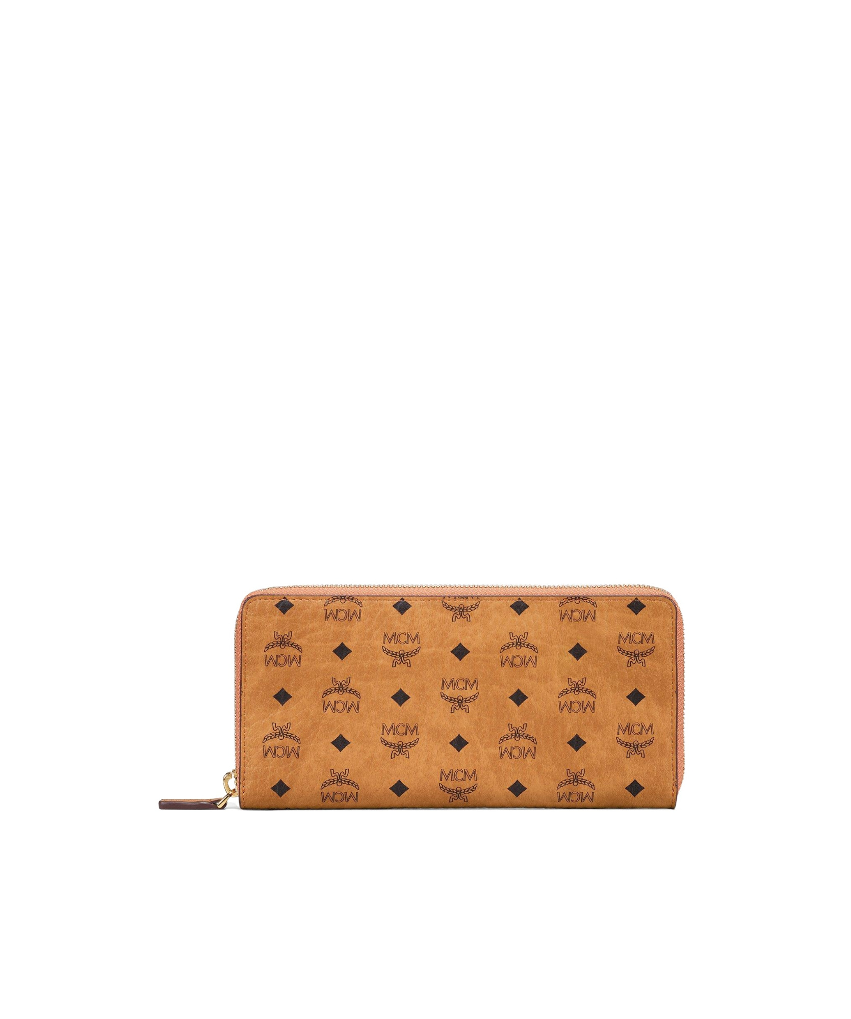 Mcm Printed Canvas Aren Wallet