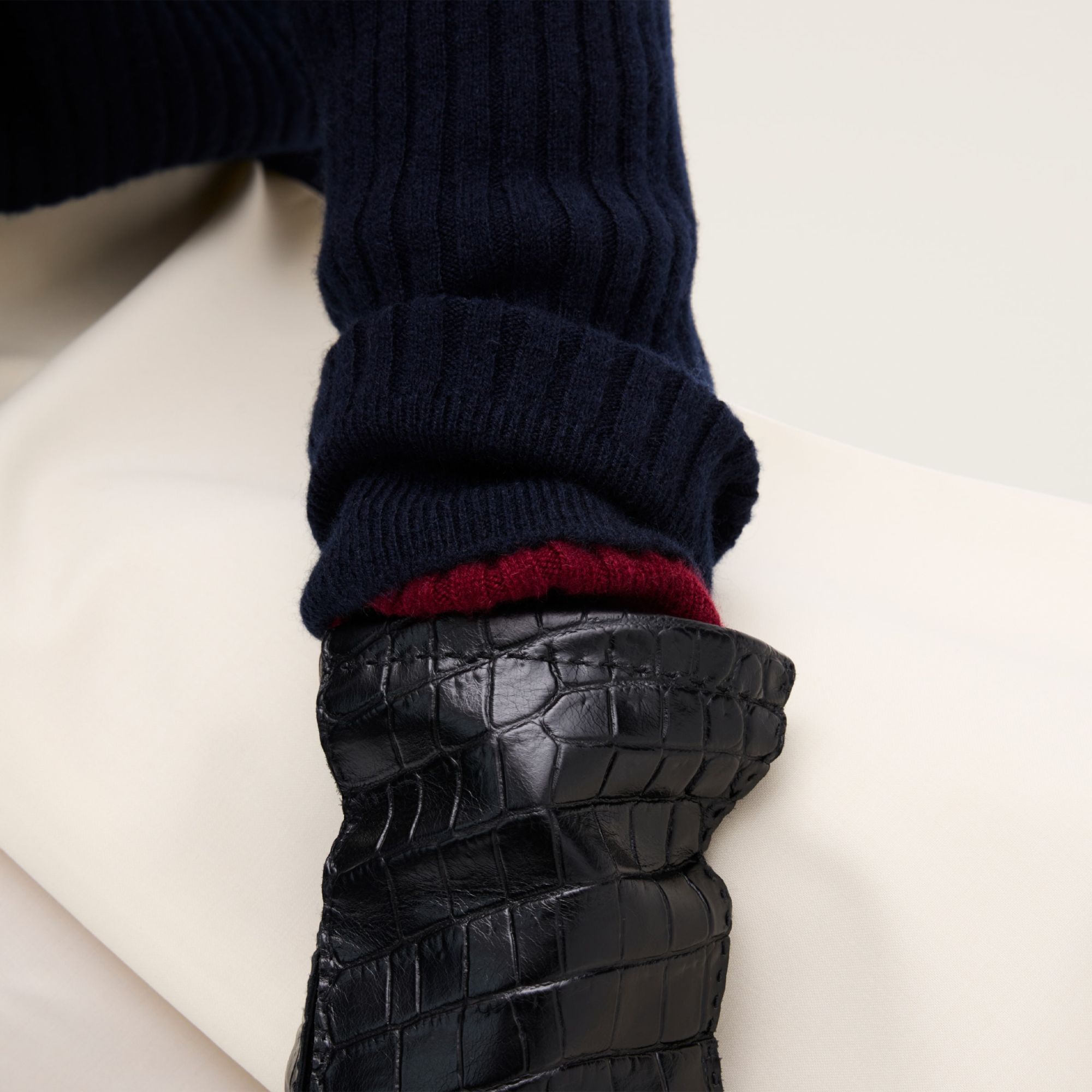 Miu Miu V-neck Cashmere Sweater In Black
