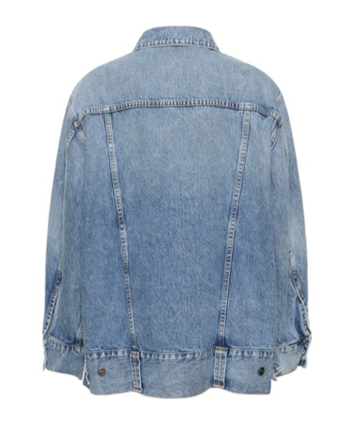 KHAITE LONG-SLEEVED DENIM COAT