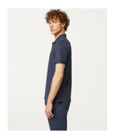 K-way Short-sleeved Polo Shirt In Black
